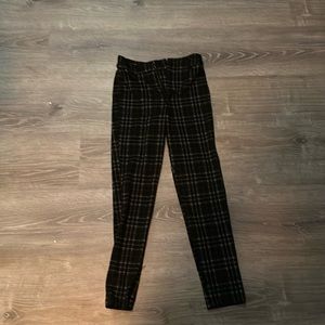 Black and white pants